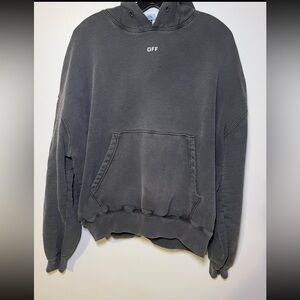 Off White Men’s Matthew Graphic Oversized Hoodie